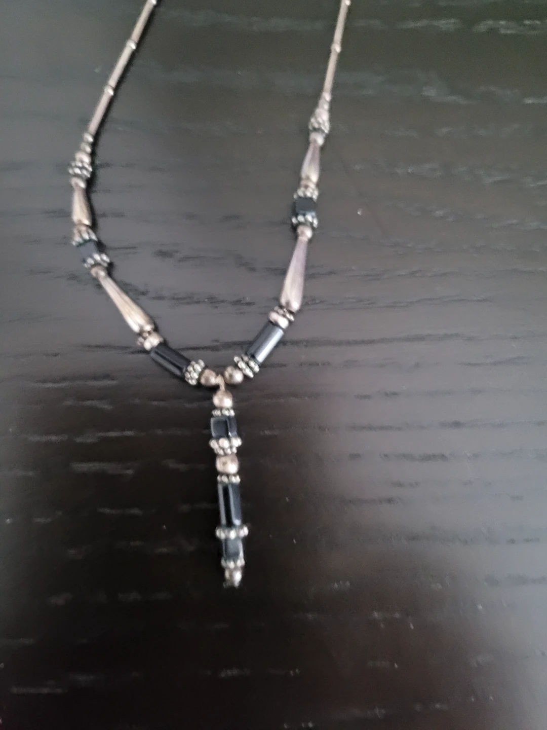 Black Onyx Necklace, Earrings, and Ring Set - photo 3