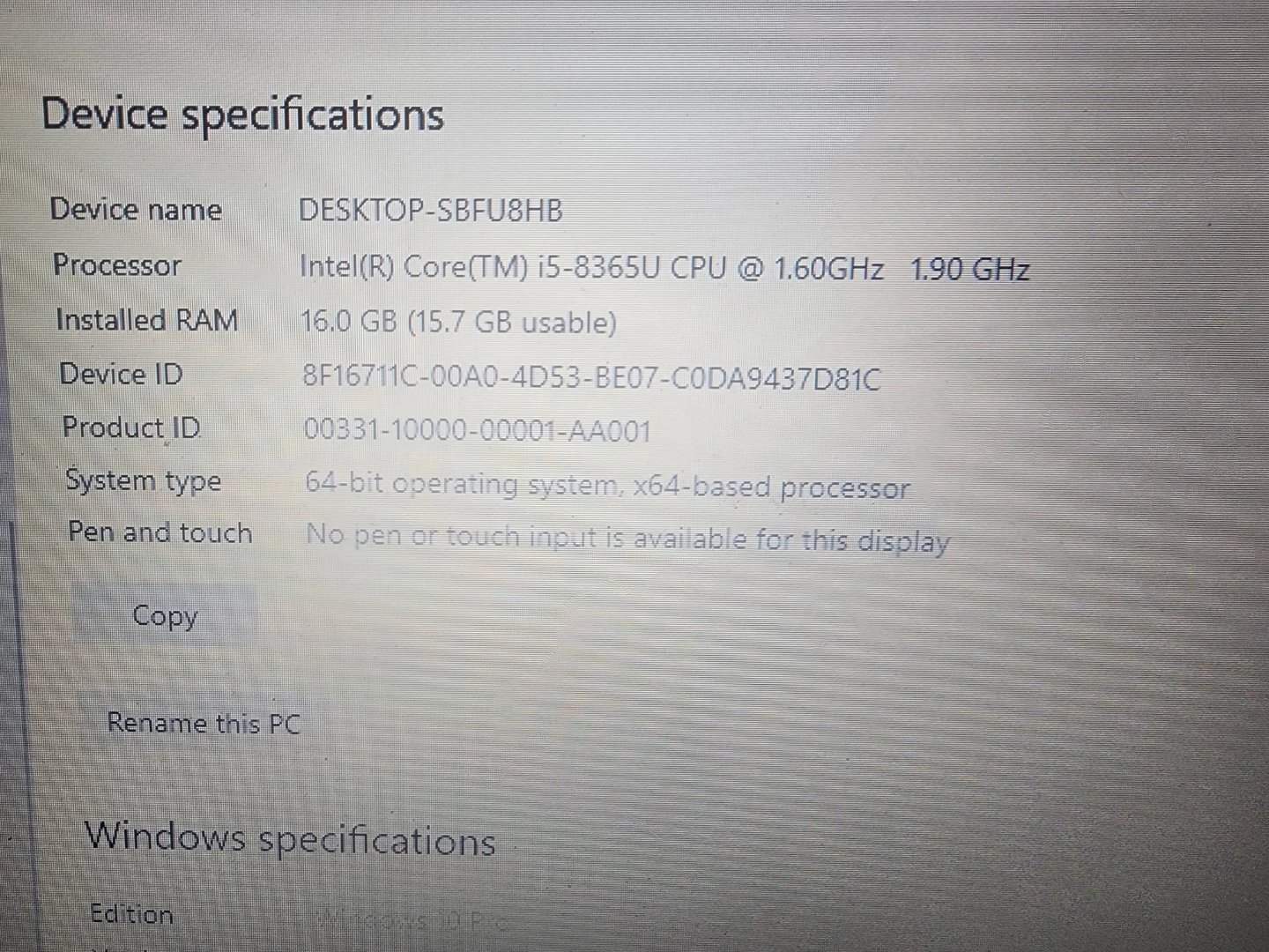 Lenovo ThinkPad T490 Laptop - photo 4