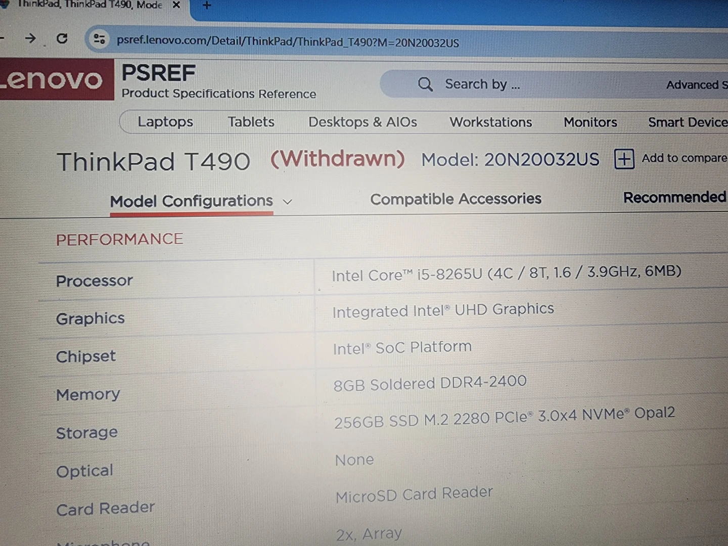 Lenovo ThinkPad T490 Laptop - photo 5