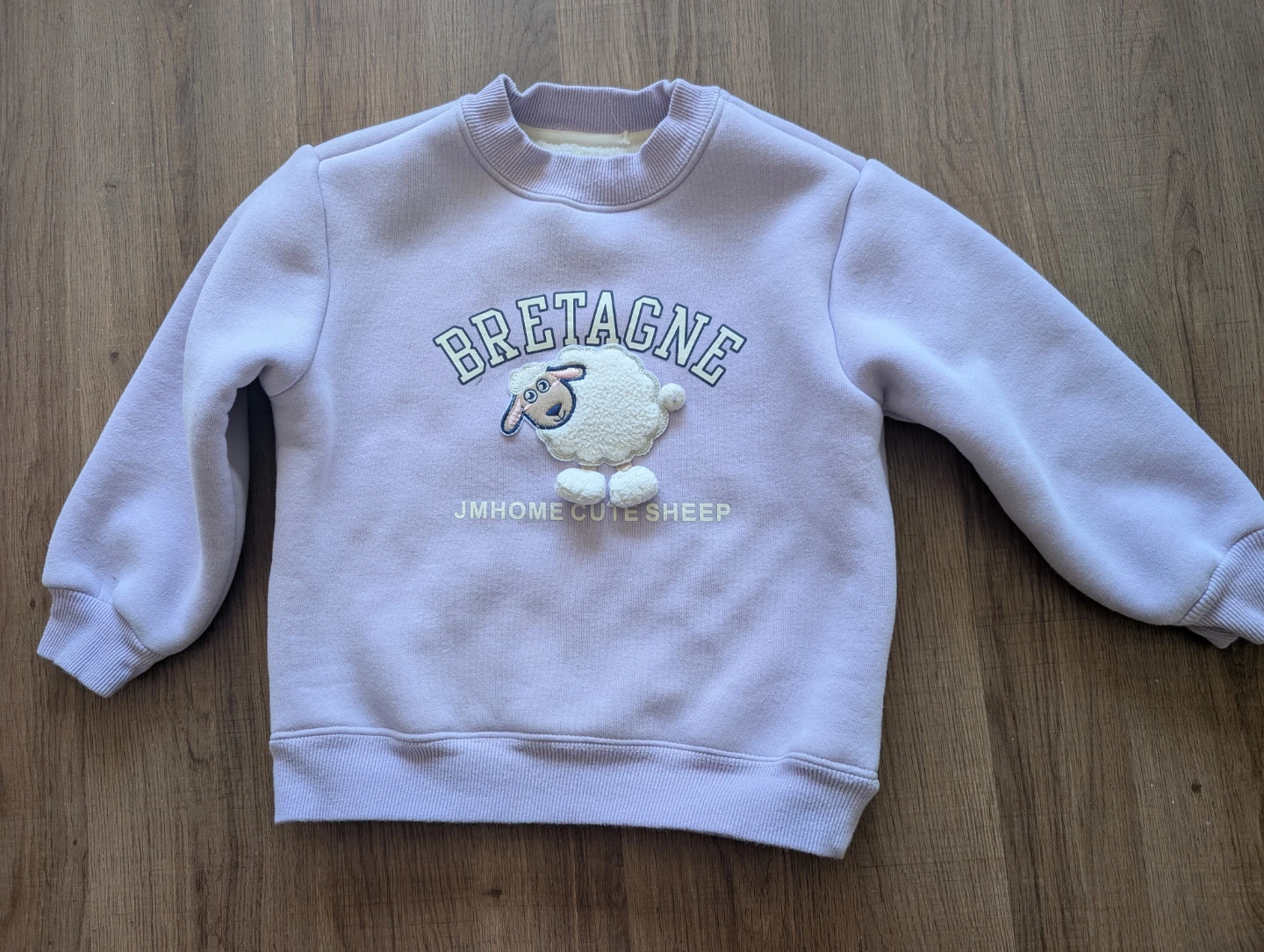 JMHOME Cute Sheep Bretagne Sweatshirt - Lavender