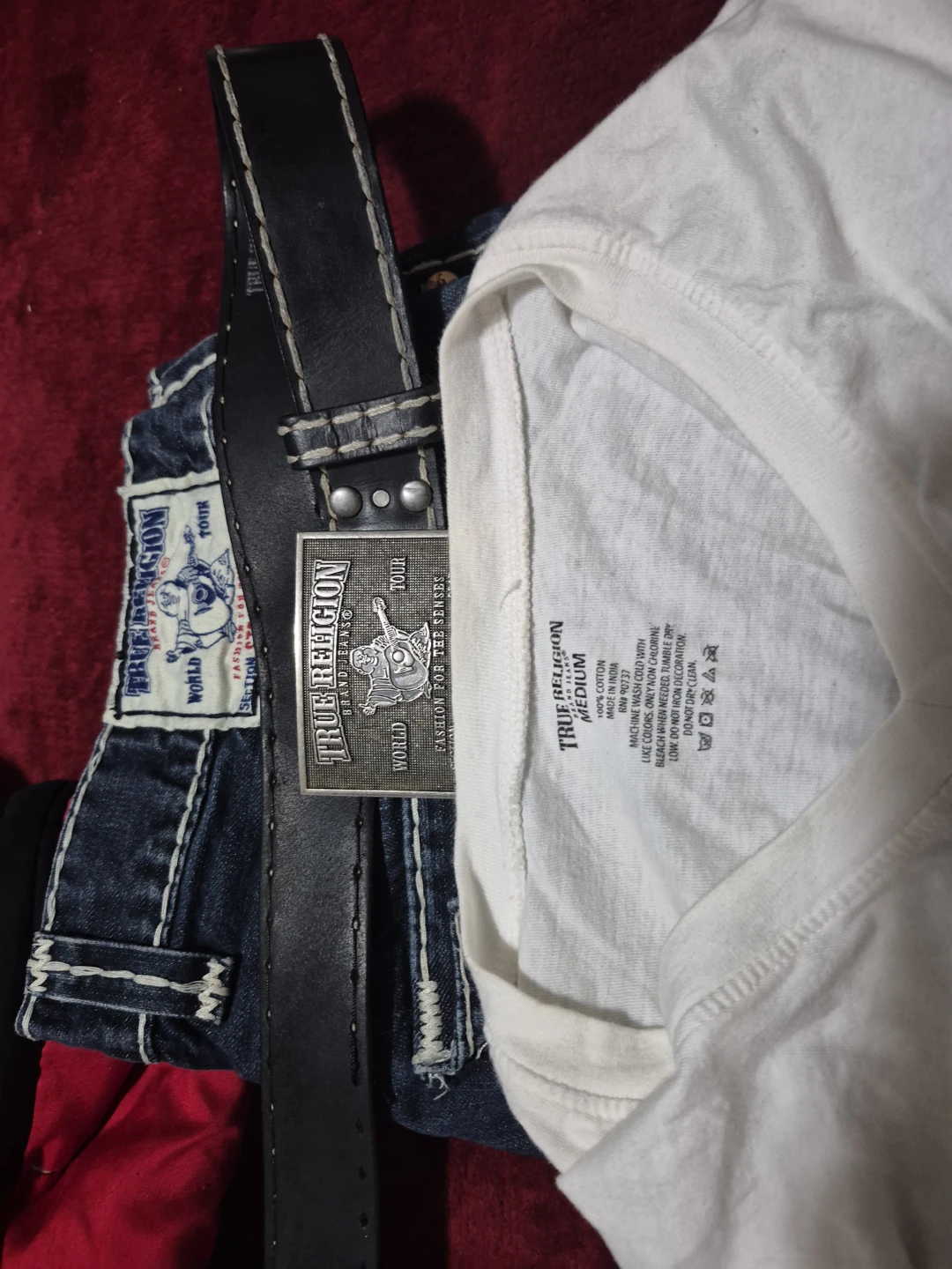 True Religion Belt and T-Shirt Bundle - photo 2