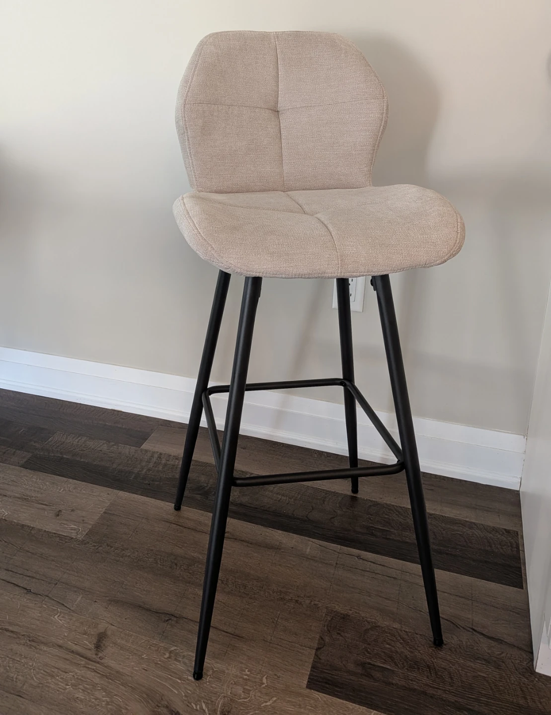 Set of Bar Stool x 2 (Brand New) - sand color