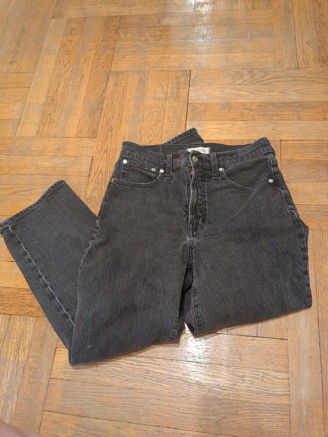Madewell jeans black size Medium