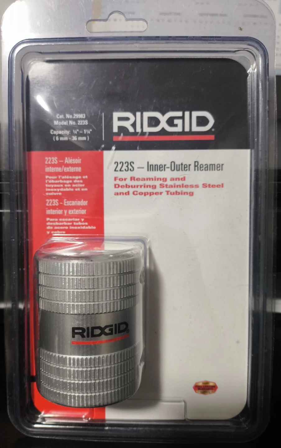 RIDGID 223S Inner-Outer Reamer