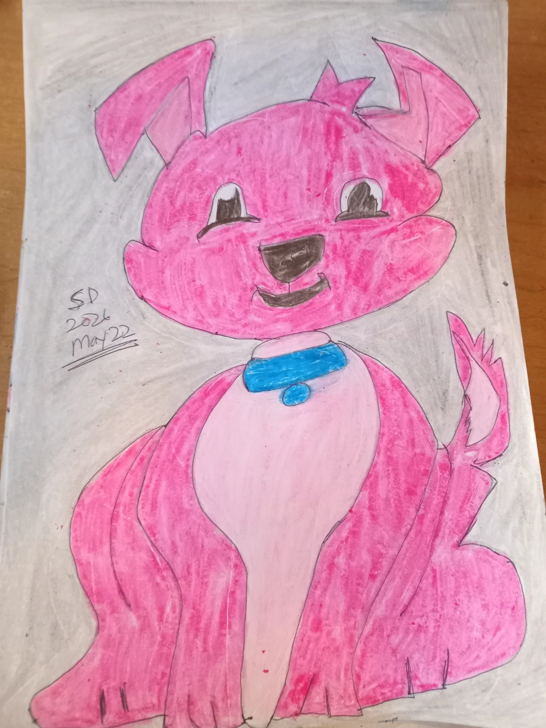 PINK AND PURPLE DOG VY CUSTOM ARTIST SHERWIN - photo 2