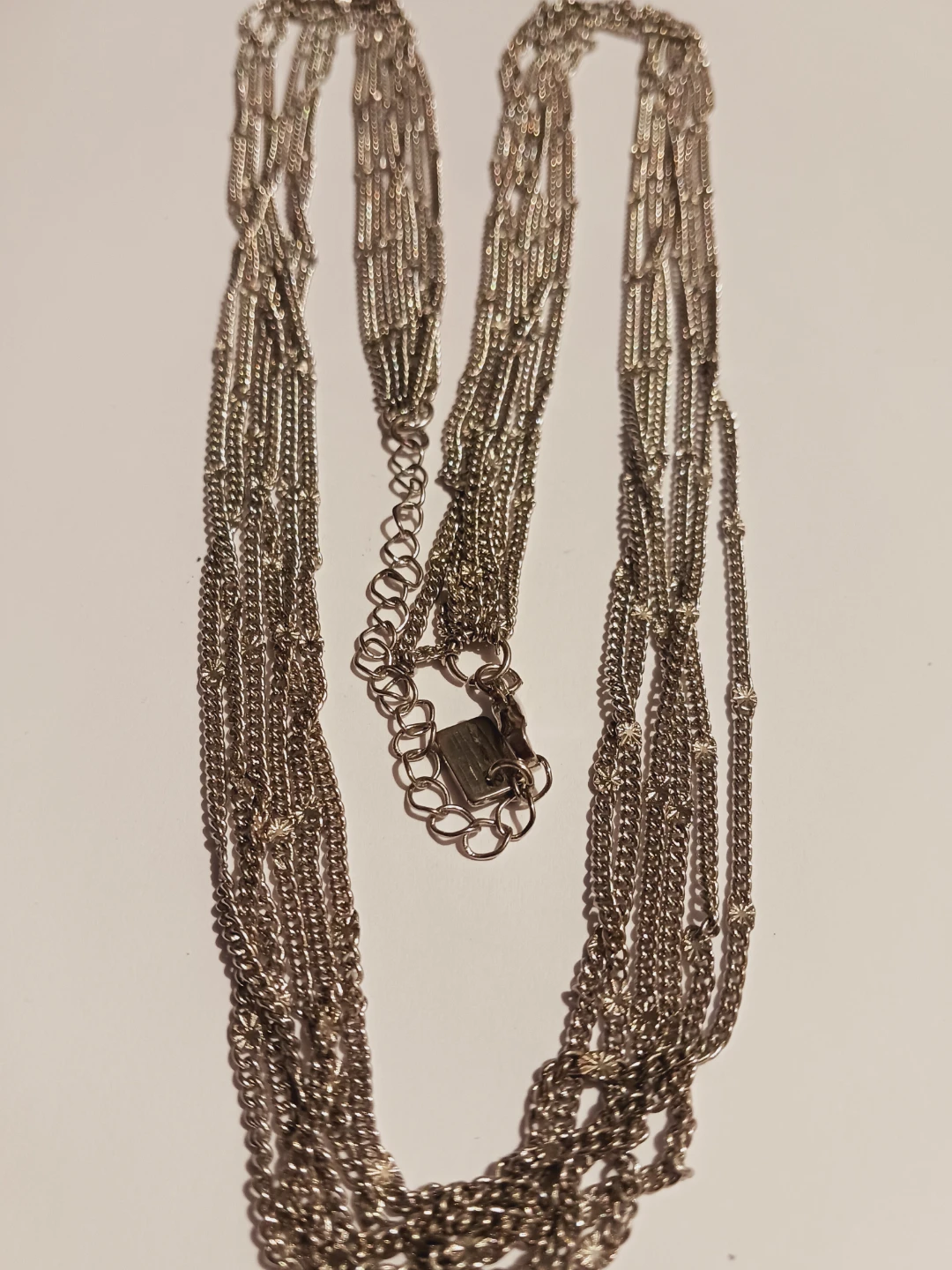 Multi-strand silver-tone necklace - photo 2