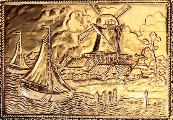 Unique Antique Peerage Brass Wall Plaque - photo 3