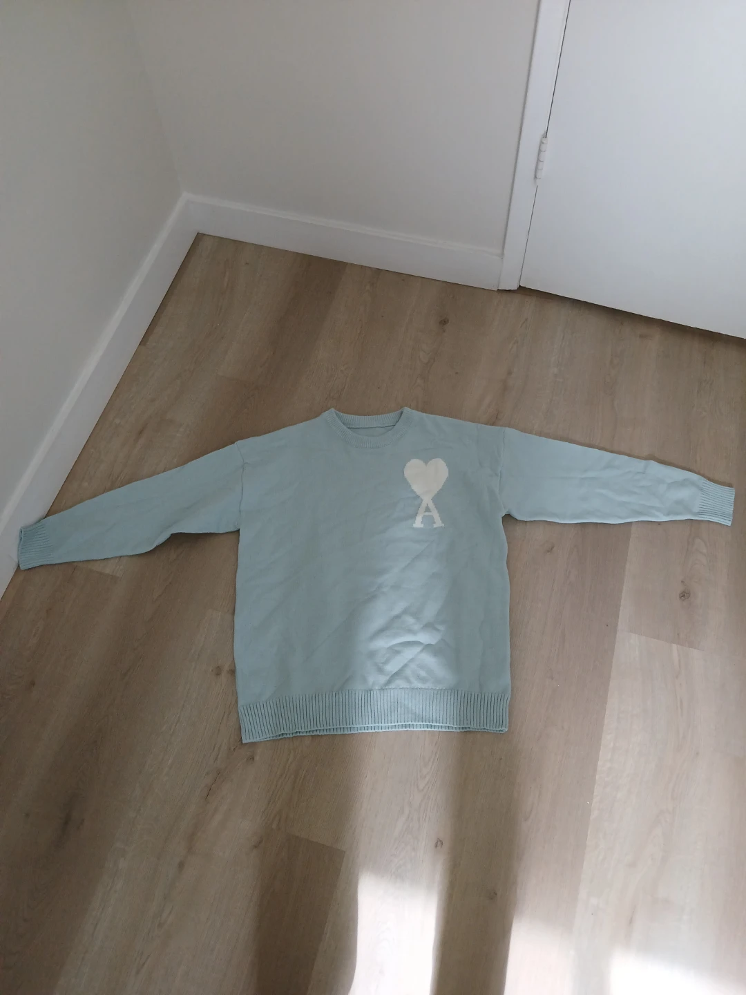 AMI Paris Sweater - Light Blue - photo 2