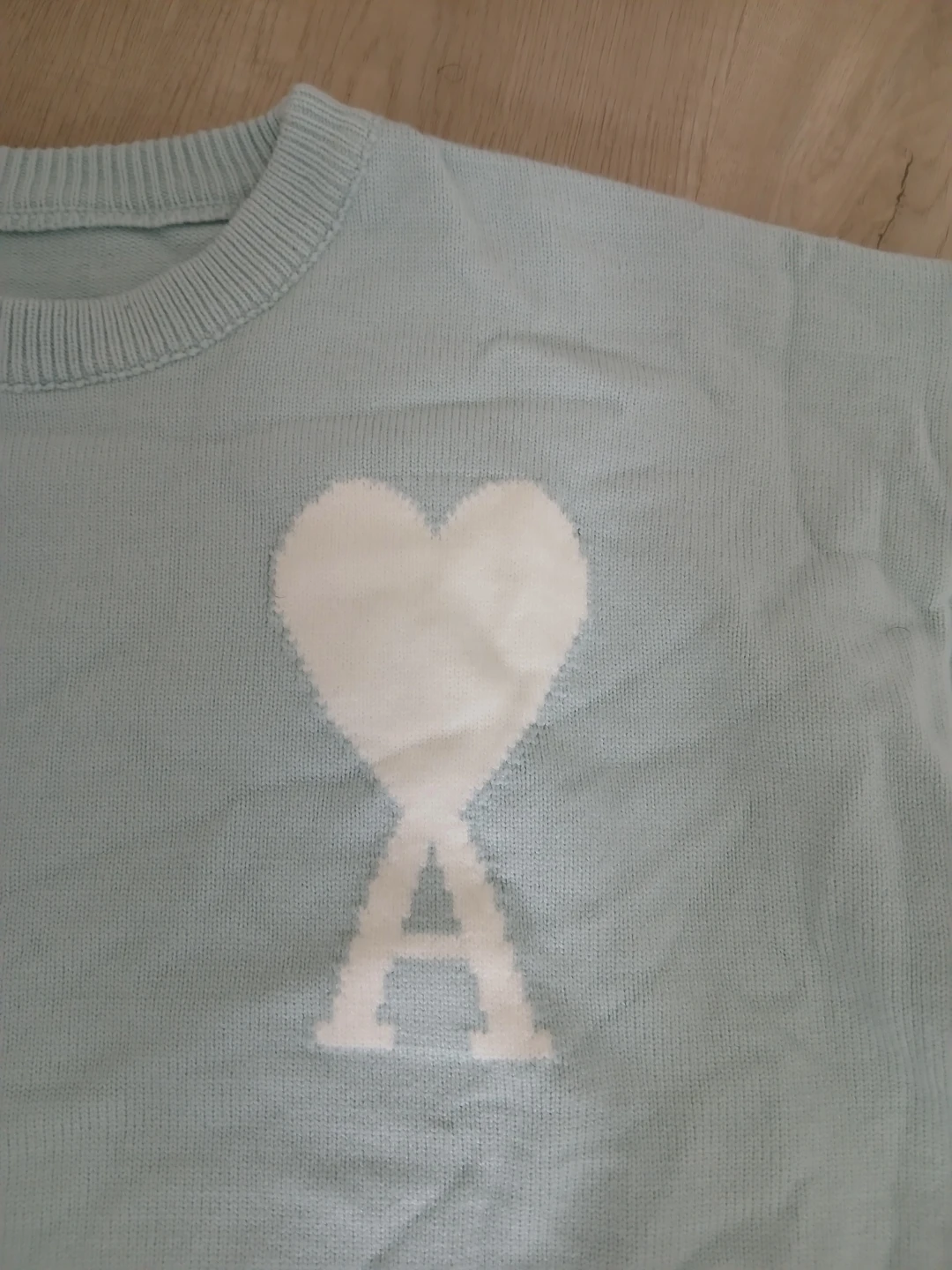 AMI Paris Sweater - Light Blue - photo 3