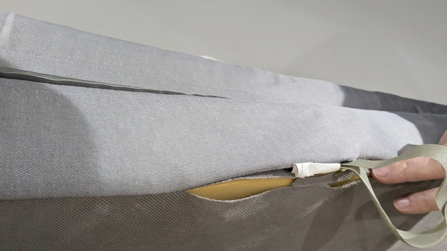 Ikea Yellow Sofa Bed with Grey Mattress - photo 4