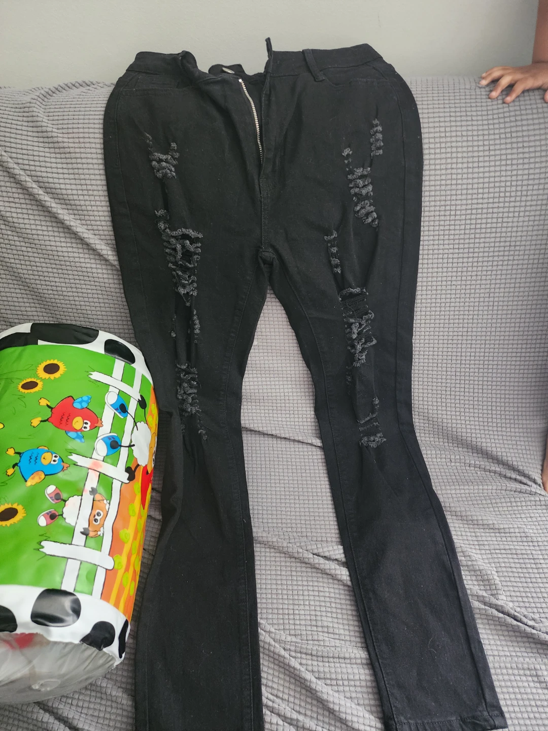 Black Ripped Jeans - photo 4