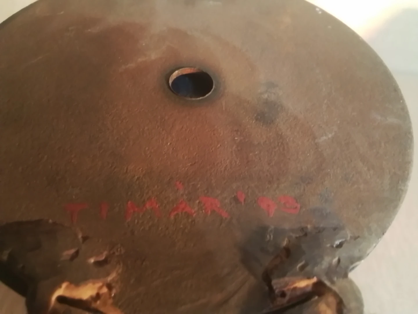 Tibor Timár Signed 12.5" Industrial Assemblage Sculpture - 1993 - photo 3