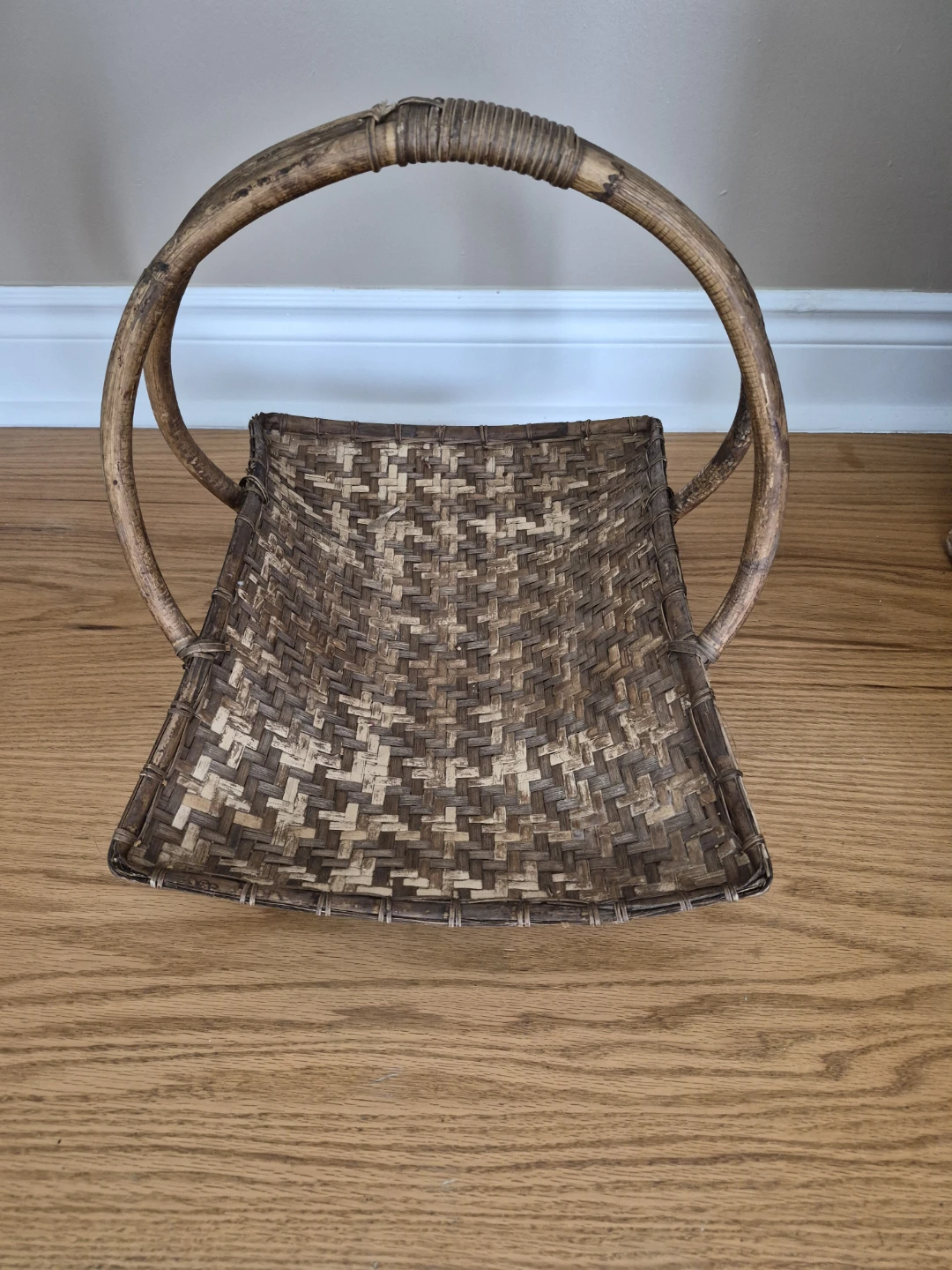 Woven Basket with Handle