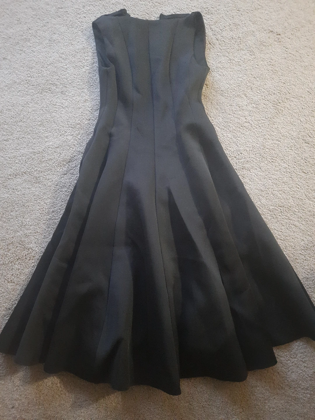 Fashion Nova Sweet Sunday Pleated Midi Dress - Black - Size XS
