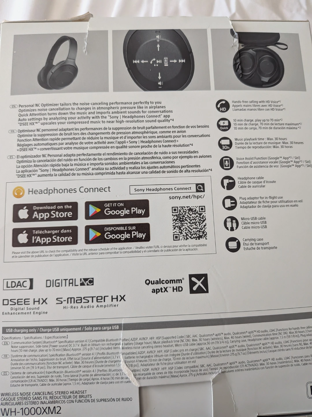 Sony WH-1000XM2 Wireless Noise Cancelling Headphones - photo 2