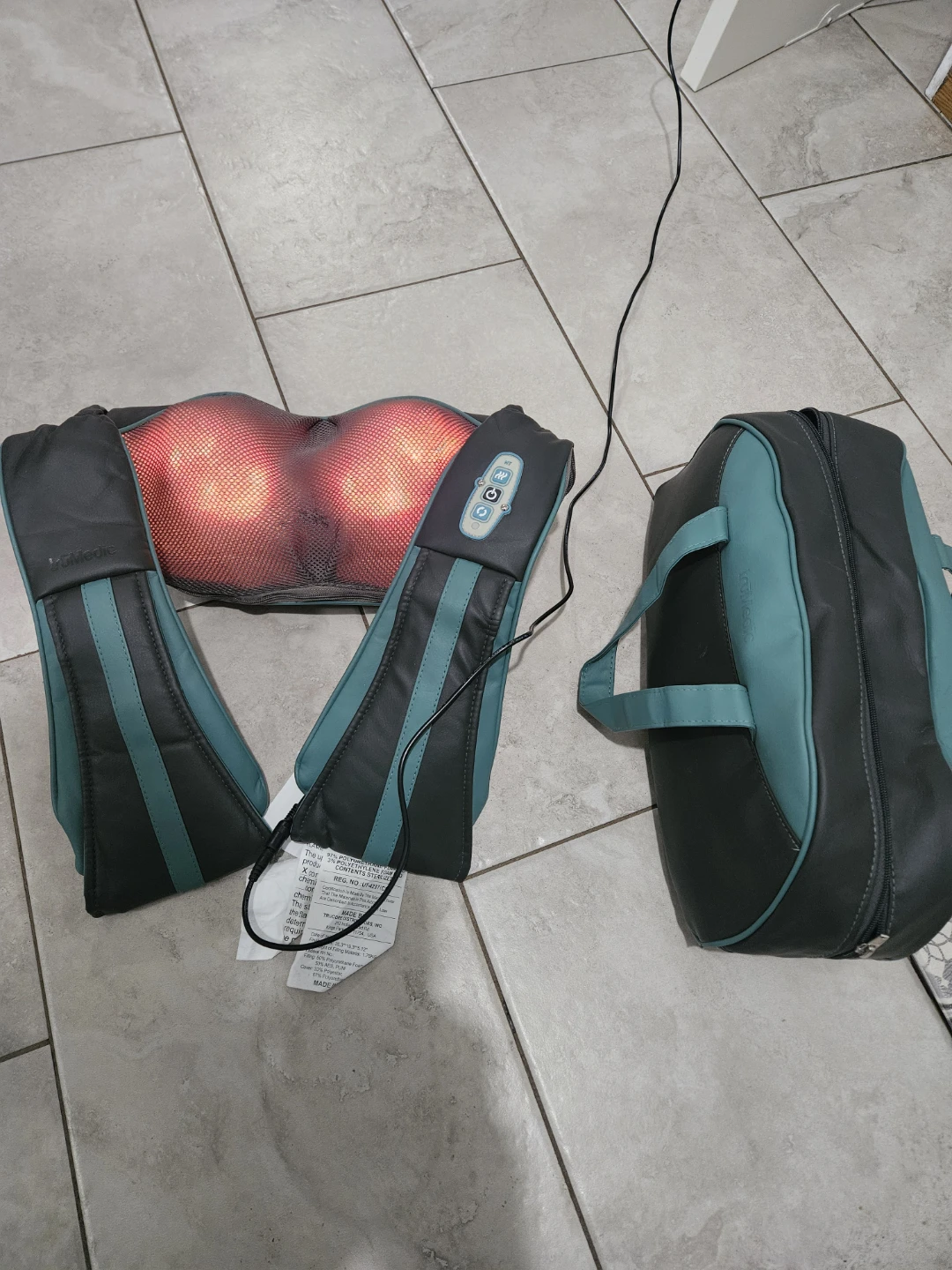 truMedic Neck and Back Shiatsu Massager with Heat