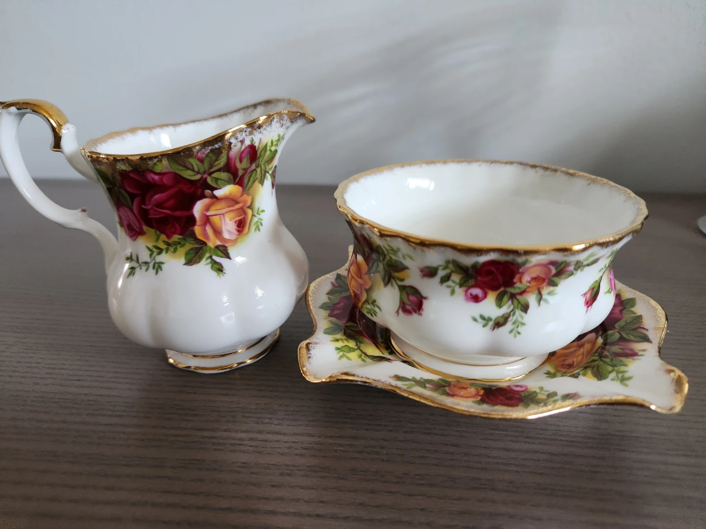 Royal Albert Old Country Roses Teacup & Saucer Set with Plate - photo 5