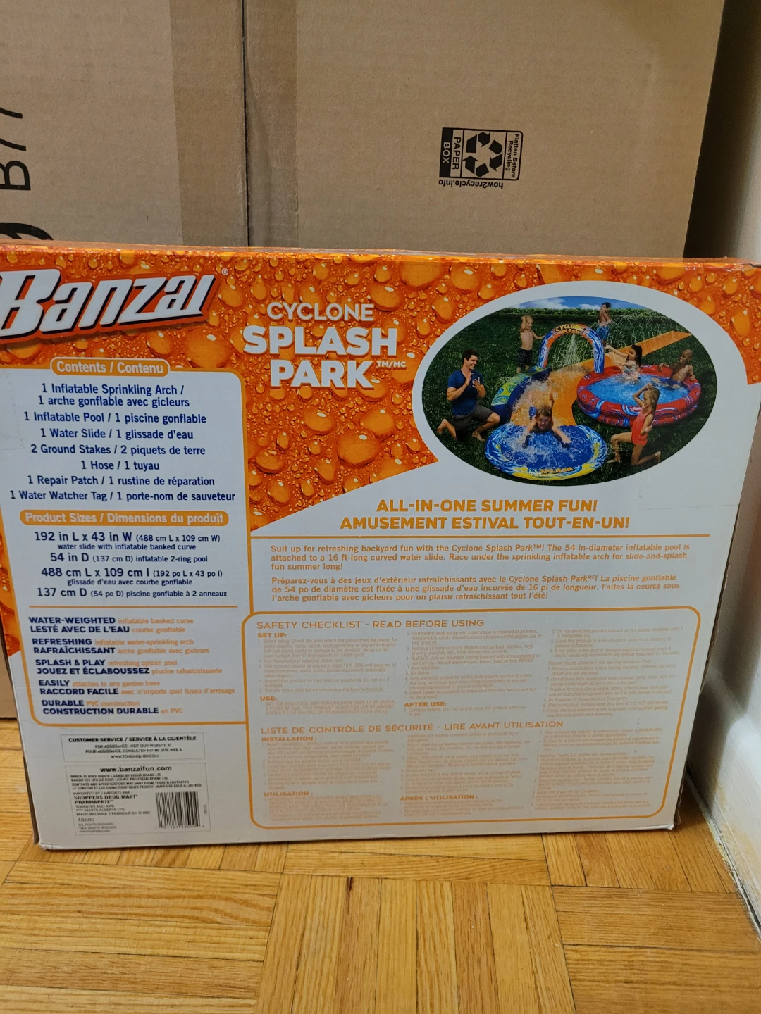 Banzai Cyclone Splash Park Inflatable Water Toy - photo 2