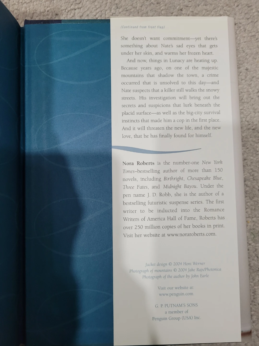 Nora Roberts Northern Lights hardcover - photo 3