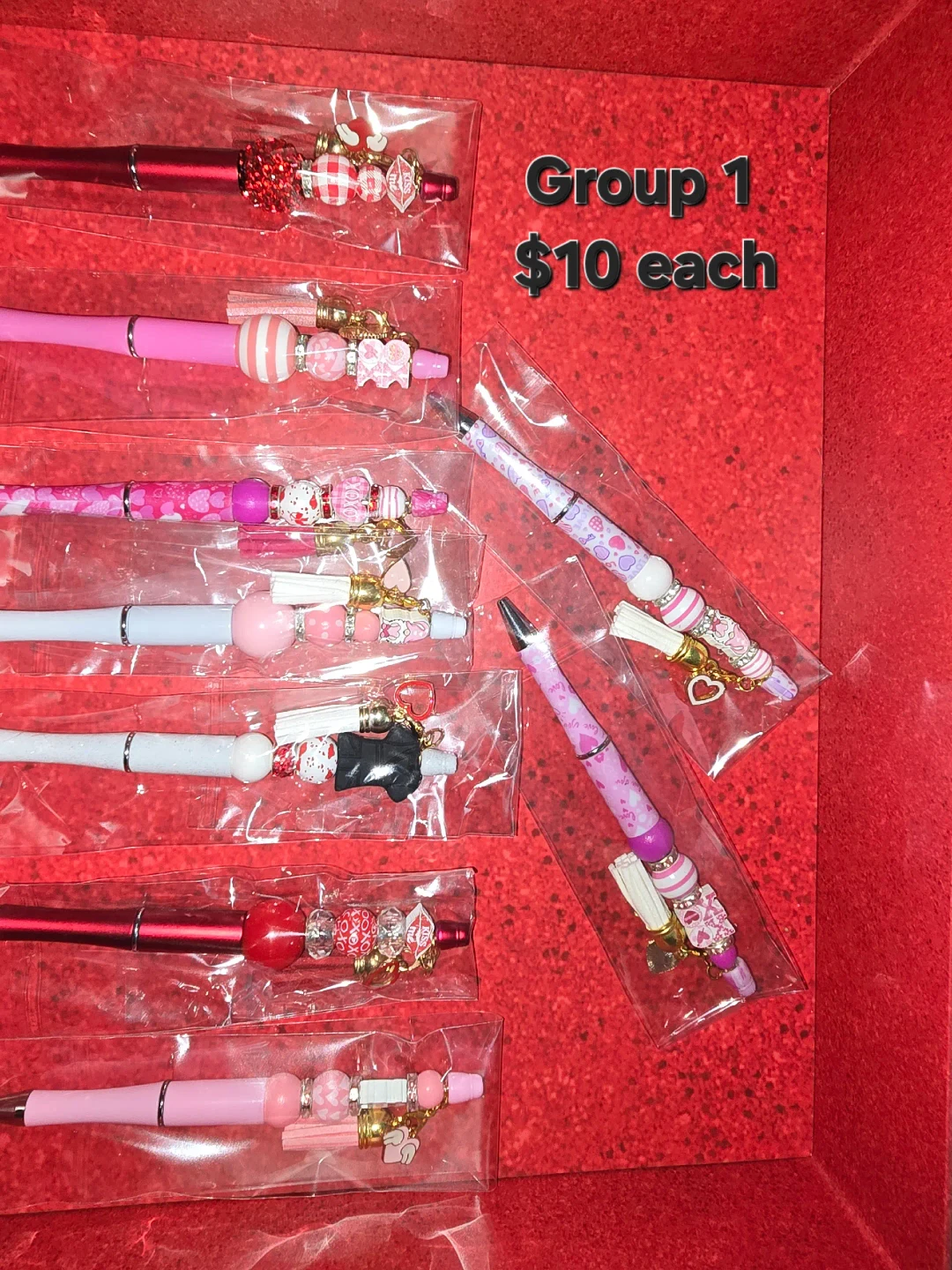 Beaded Pens with Charms - Breast Cancer Awareness - photo 3