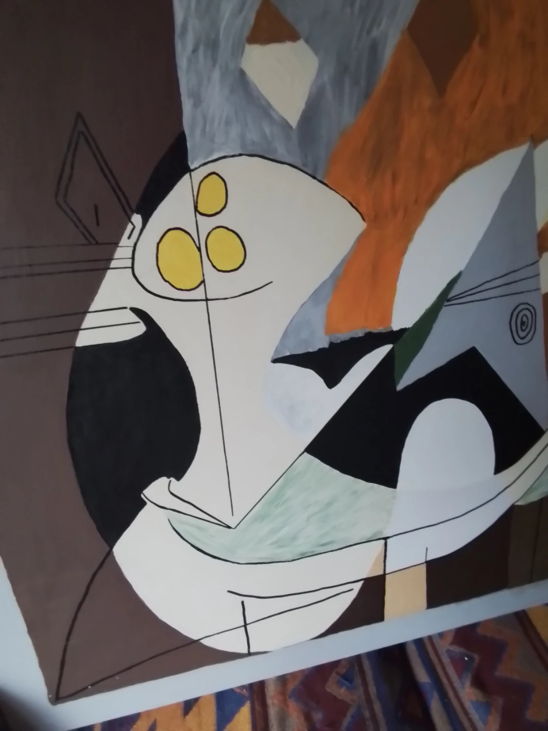 PABLO PICASSO CUBIST COMPOSITION UP FOR BID - photo 3