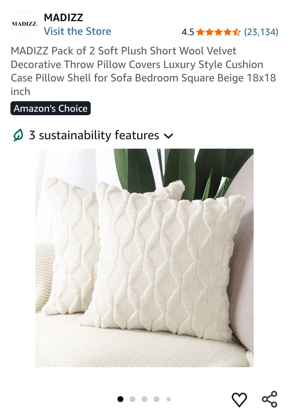 Utopia Bedding cushions 2sets - photo 2