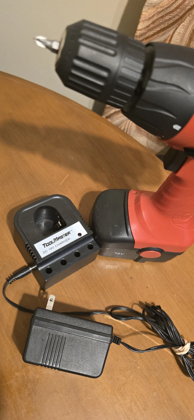 ToolMaster 18V Cordless Drill with Charger - photo 3