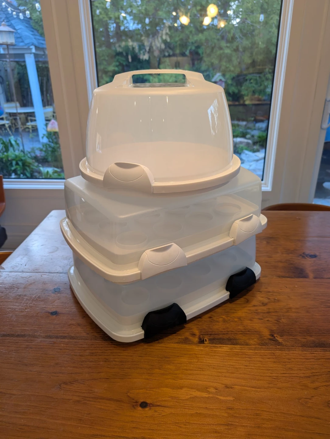 Wilton Stackable Cupcake Carriers and Cake Carrier