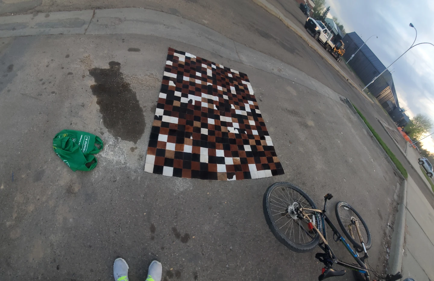 Patchwork Cowhide Rug