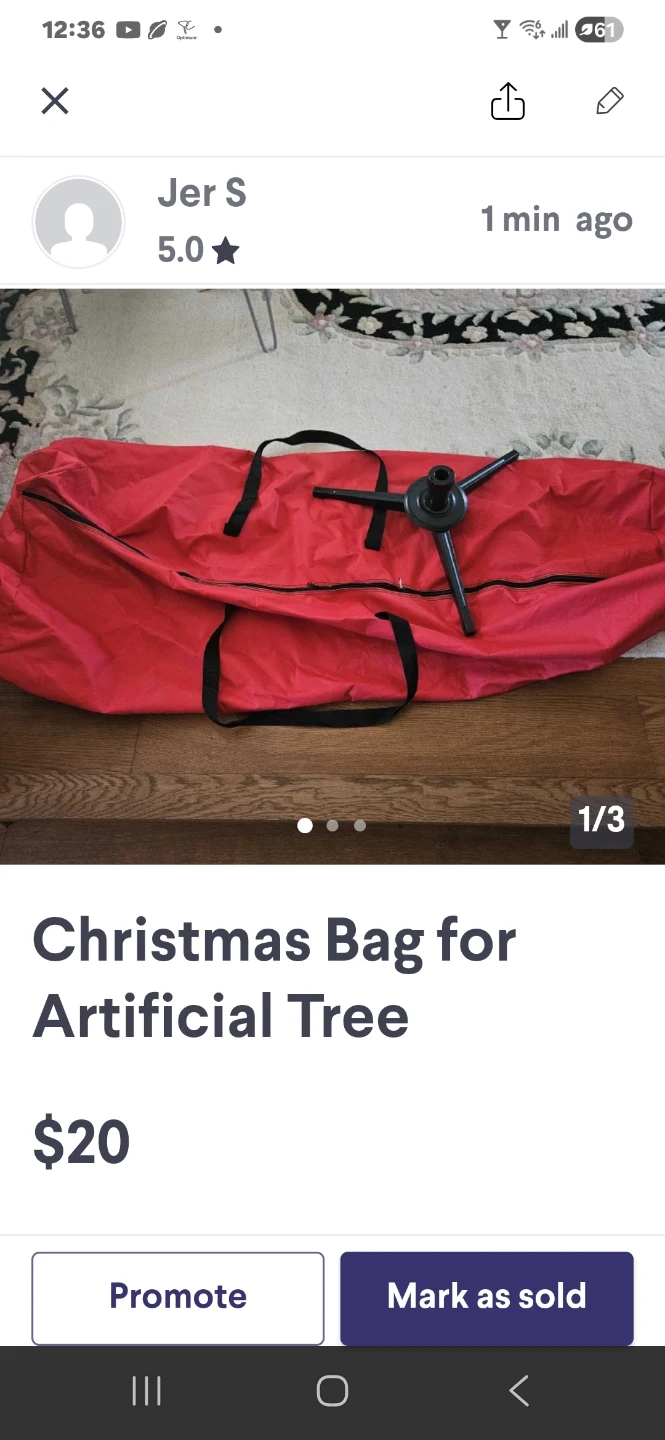 Christmas Bag for Artificial Tree - photo 2