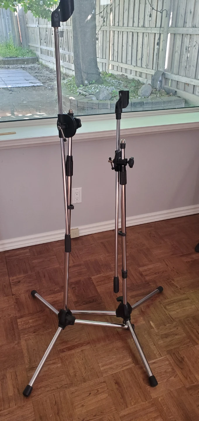 Set of 2 Microphone Stands