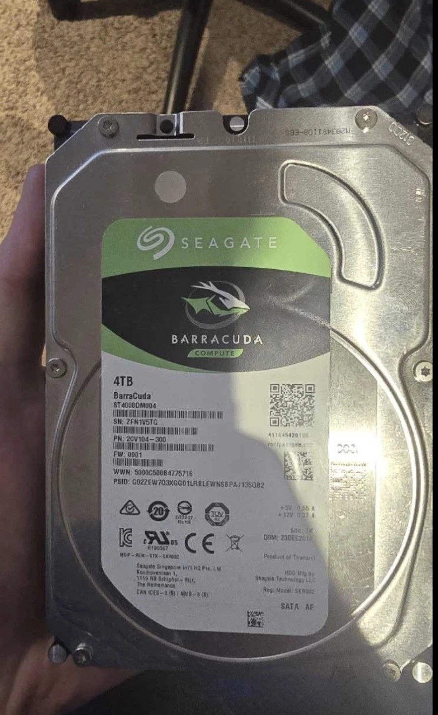Seagate Barracuda 4TB Internal Hard Drive