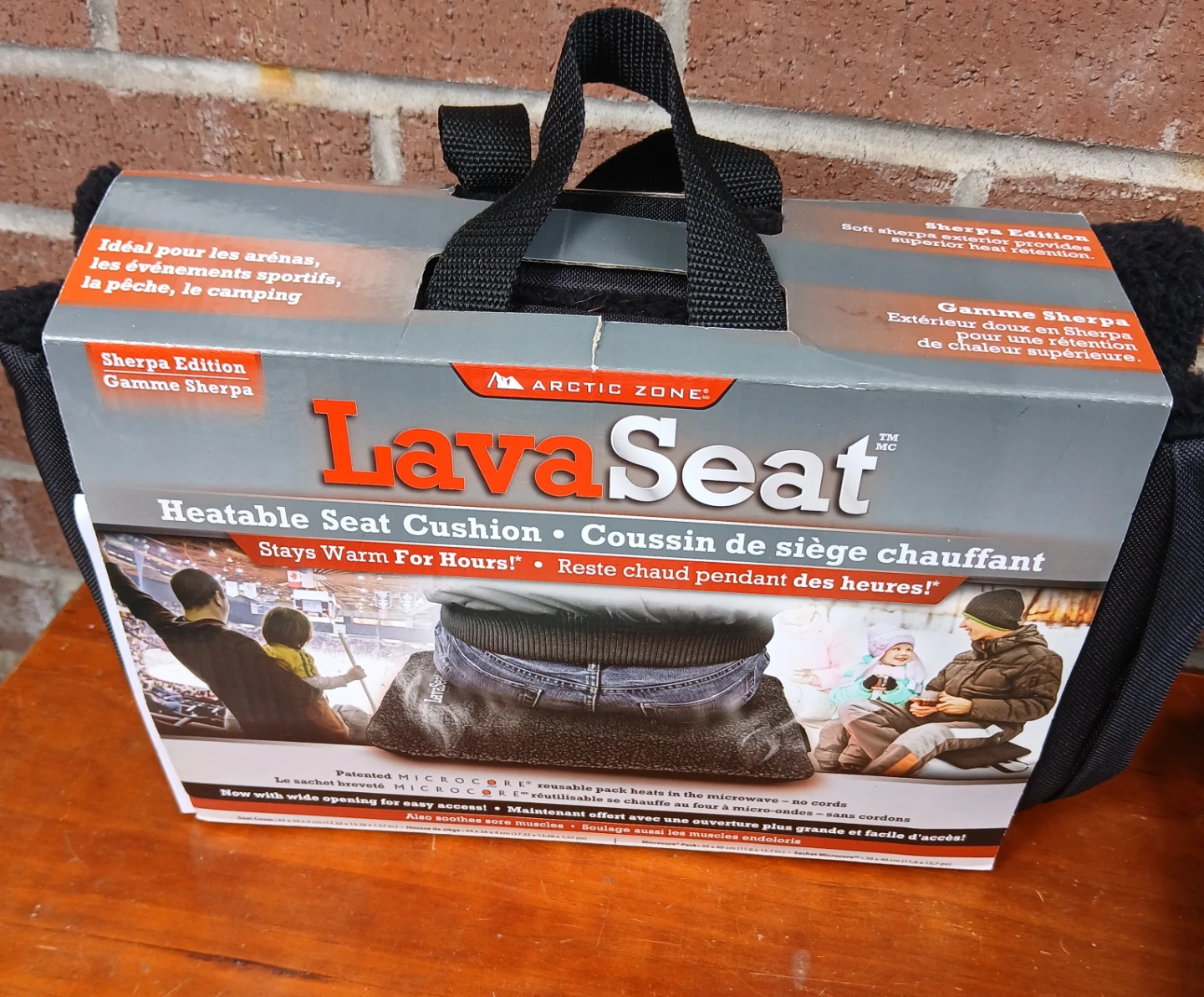 Arctic Zone Lava Seat Heatable/Coolable Cushion - Sherpa Edition