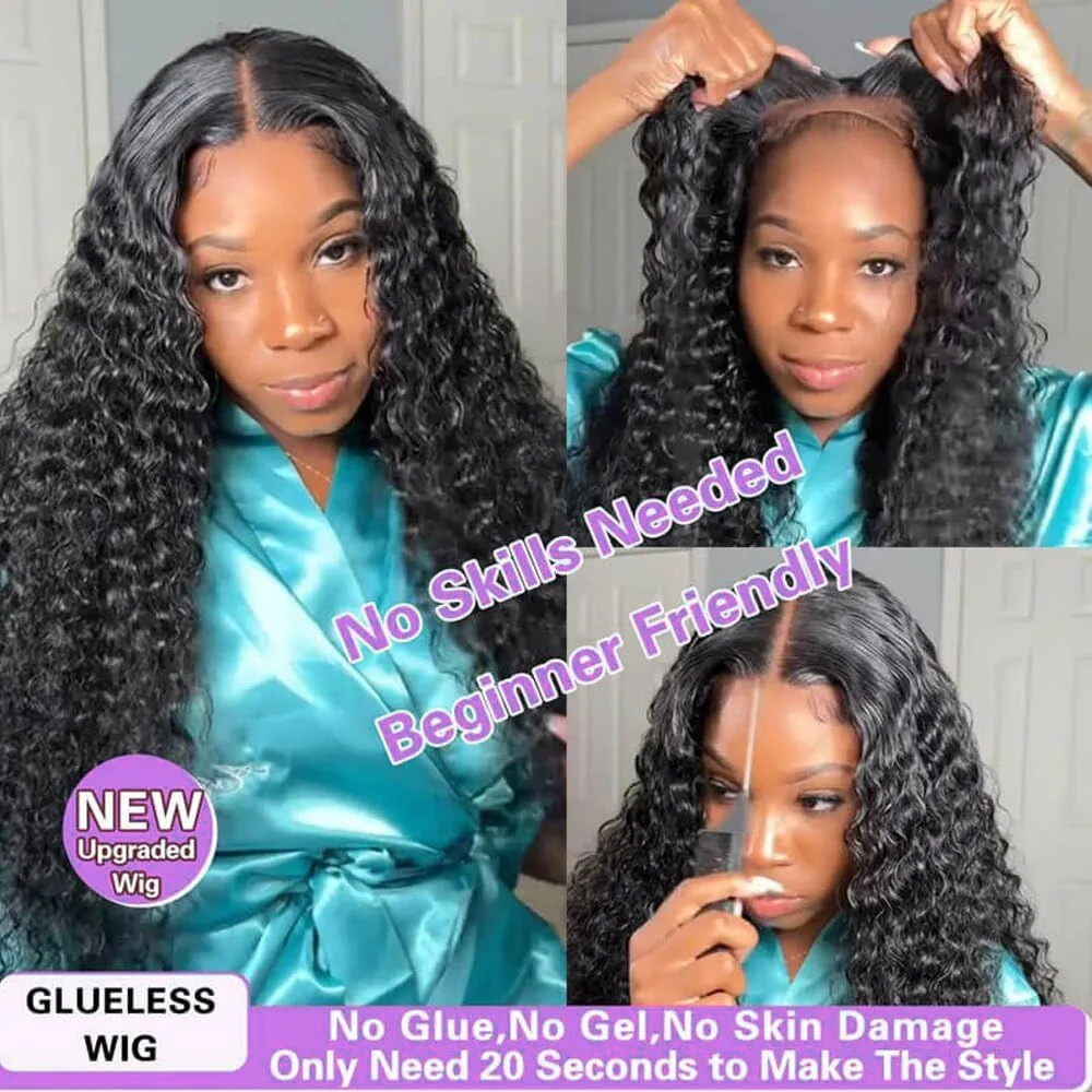 Kinky Curly Glueless Wig - Human Hair - photo 2