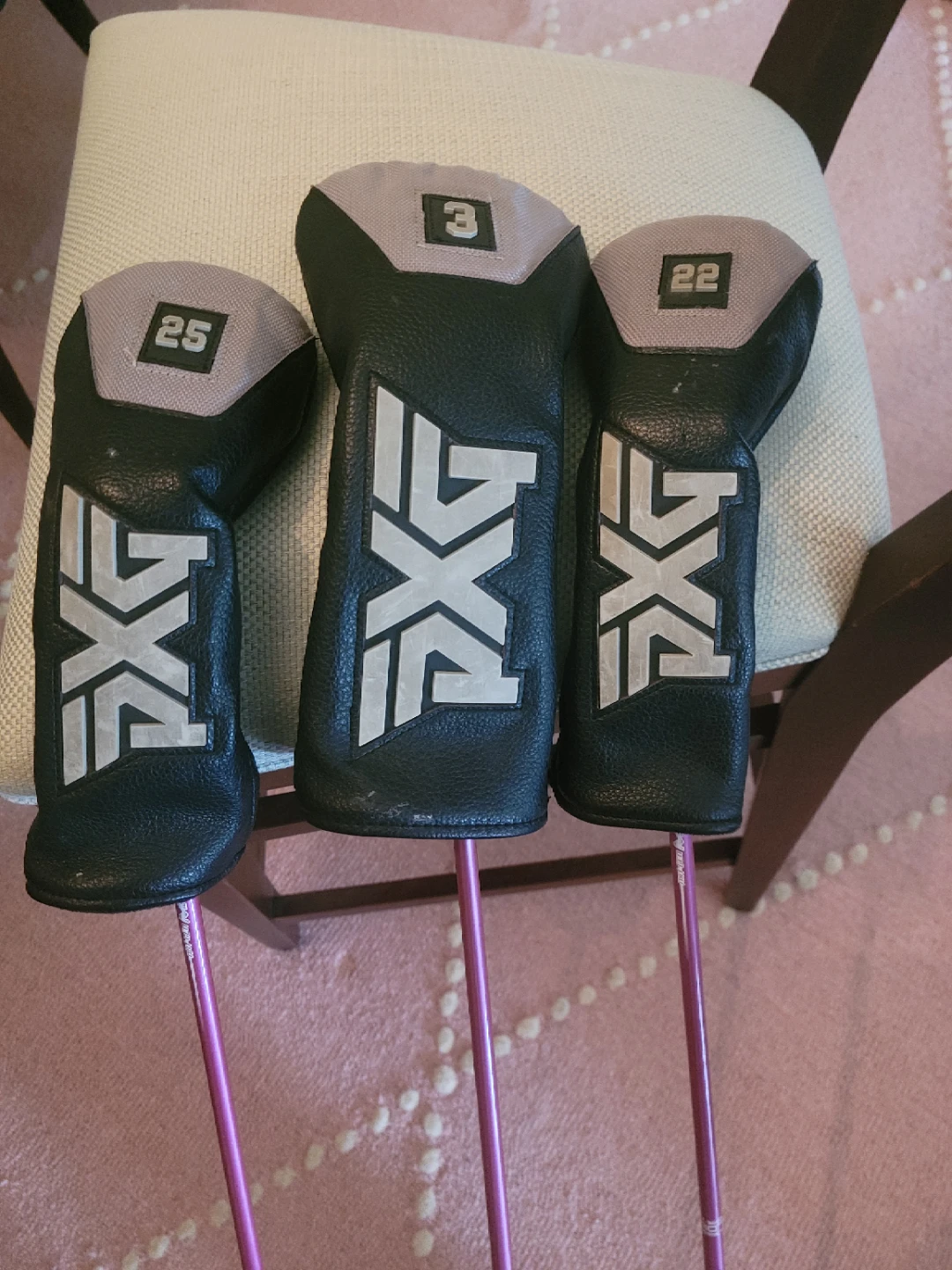 PXG 0311 X Gen4 3, 22, and 25 Hybrid Golf Clubs with Headcovers
