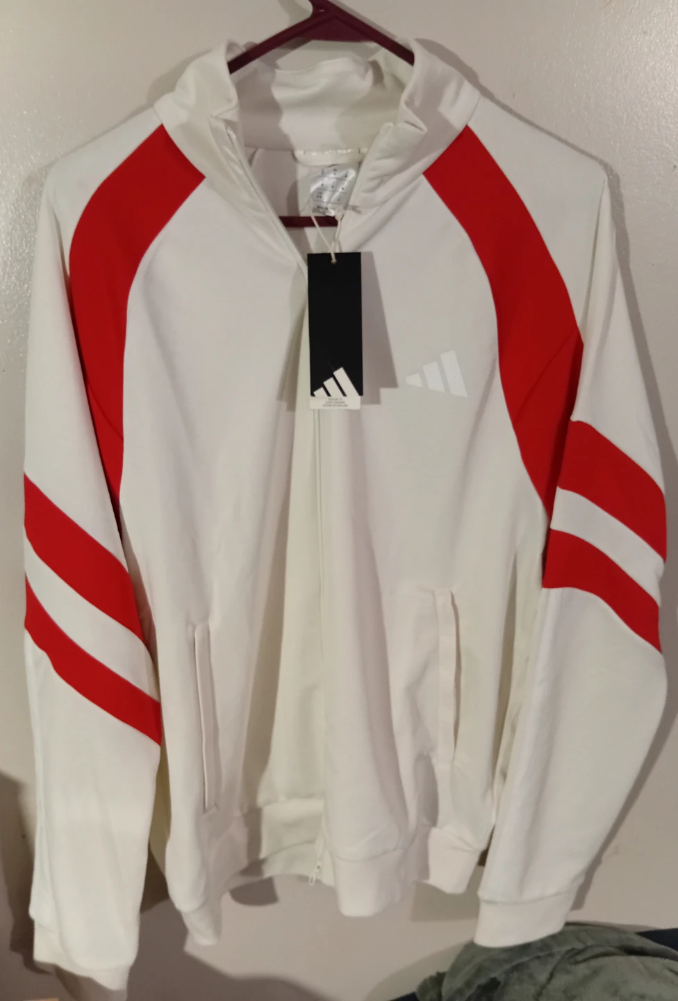 Adidas Tiro NP TT Track Tops - White/Red