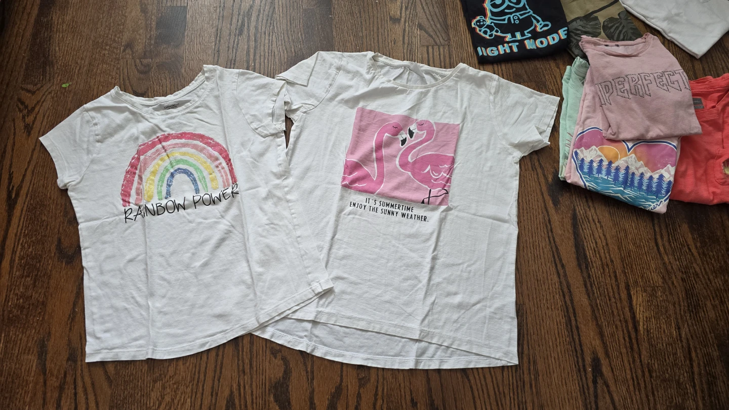 Bundle 10 Girls' T-Shirts Size 10Y - photo 2