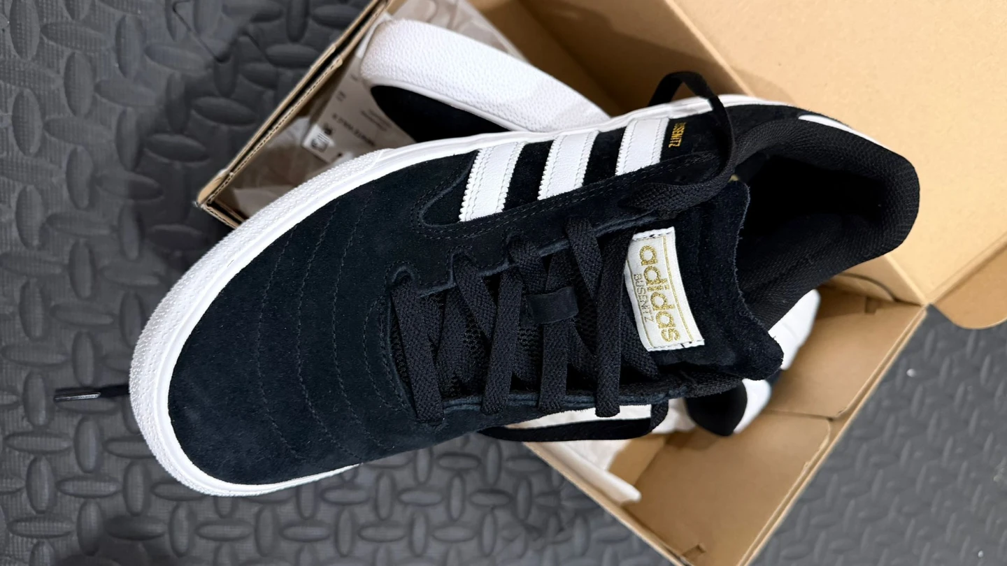 Adidas Busenitz Black Suede Skate Shoes - photo 2