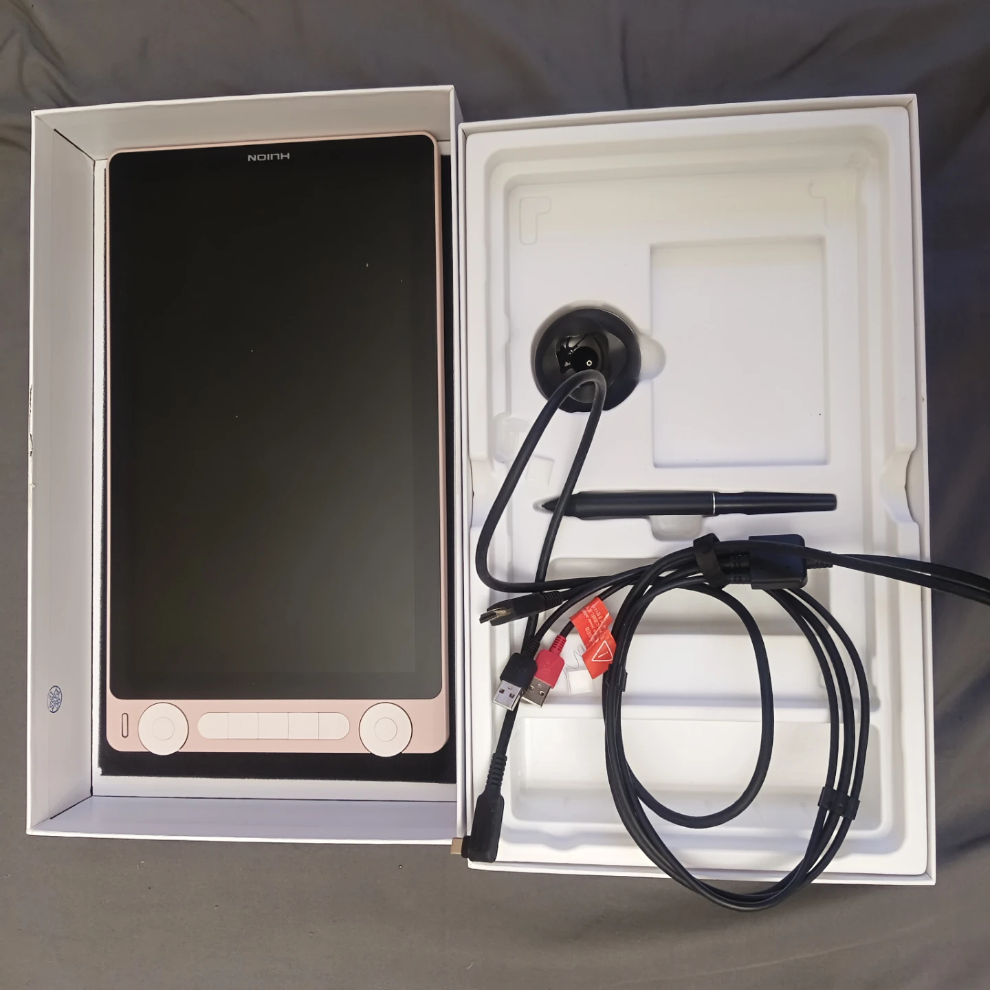 HUION Kamvas 13 (gen 3) Pink, Screen Displays Drawing Tablet - photo 5
