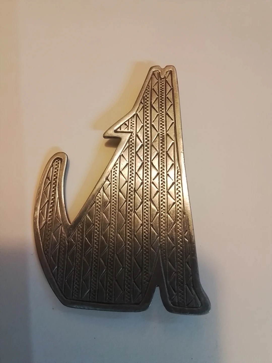 Vintage 1988 Signed JJ Jonette Jewelry0 Howling Coyote Brooch - photo 4