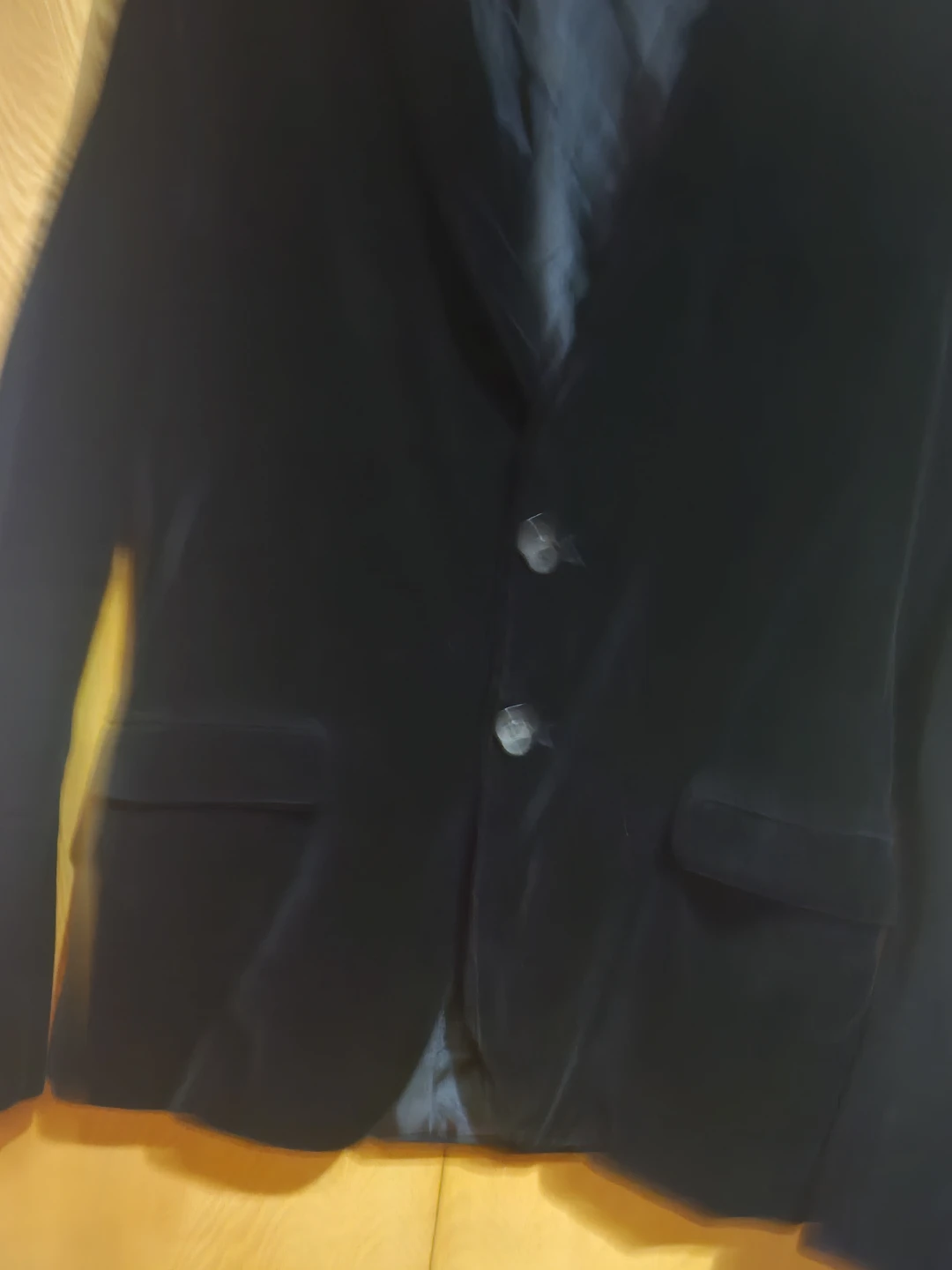 Zara Man Black Velvet Blazer