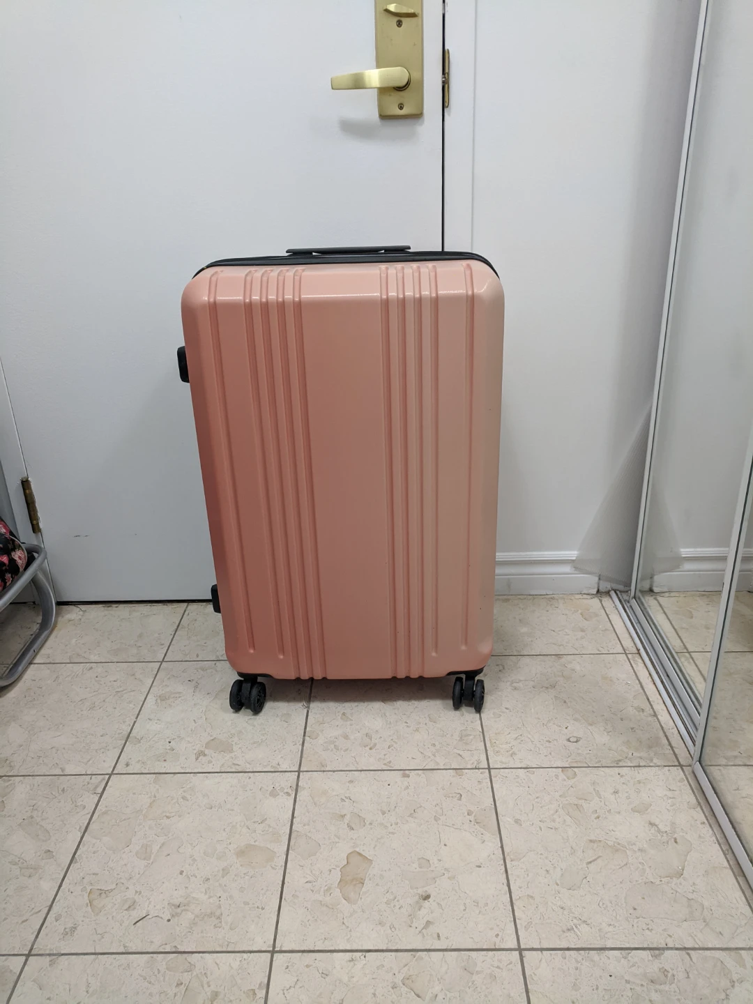 Pink Hardshell Spinner Luggage