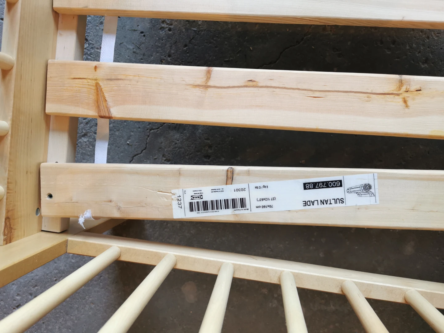 IKEA SULTAN LADE Toddler Bed Frame with Mattress - photo 3