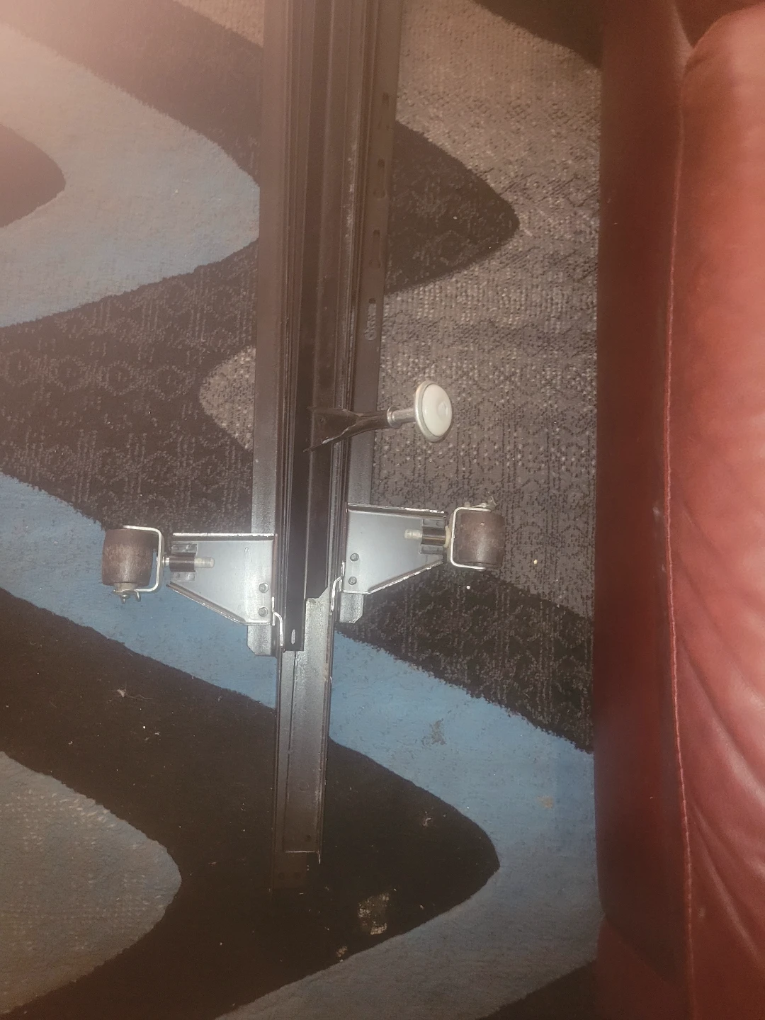 Double size metal and wood headboard - photo 4