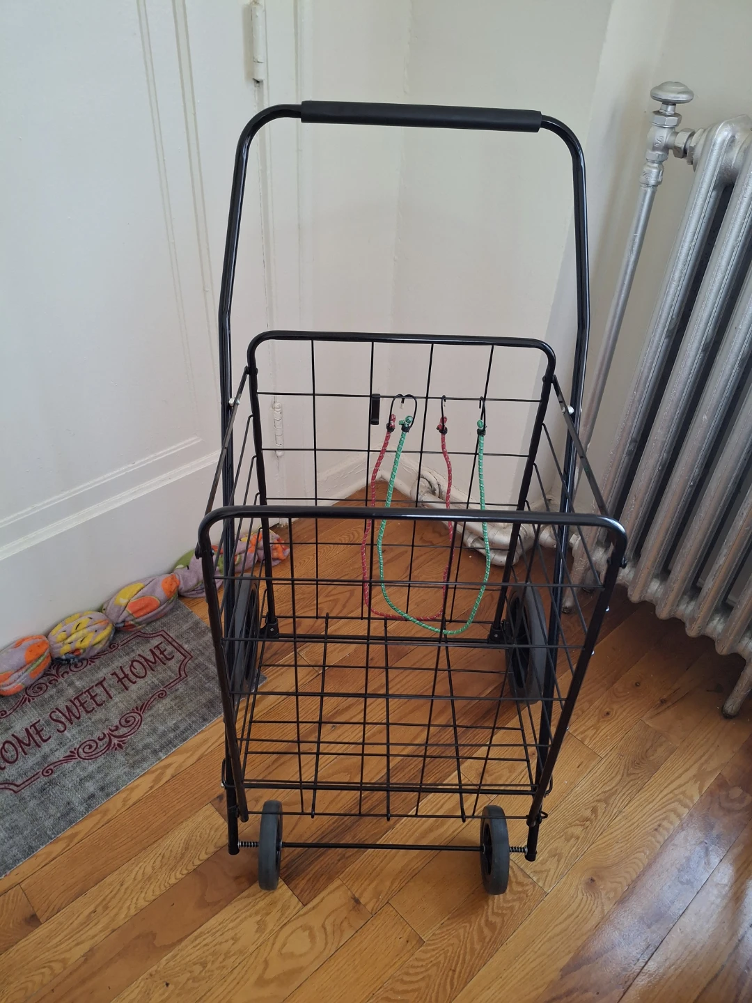 New Large Foldable Shopping Cart w Wheels