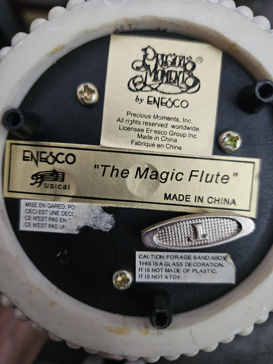 Precious Moments "The Magic Flute" Musical Snow Globe - photo 2