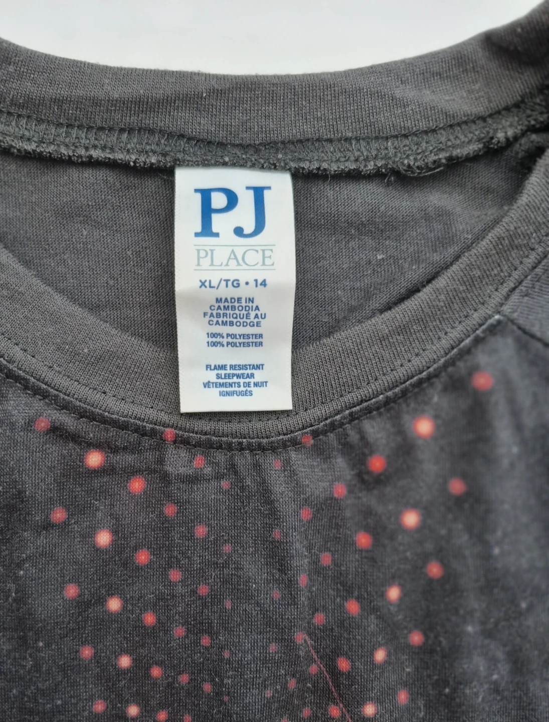 PJ Place Gamer Pajama Set XL/TG