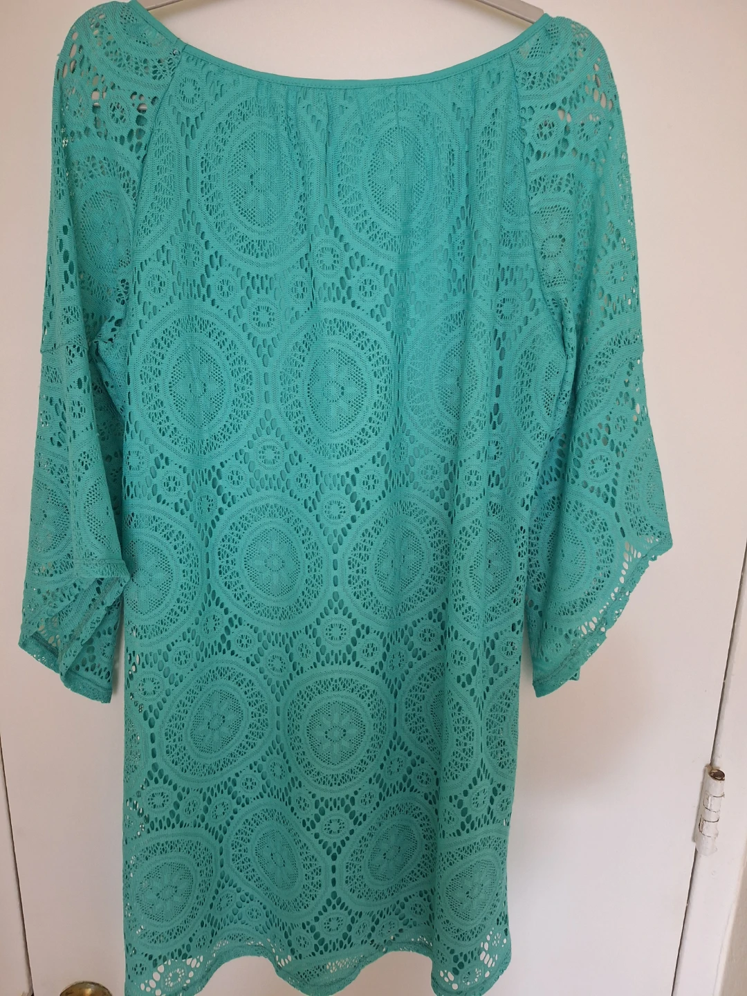 Turquoise Lace Dress - photo 3