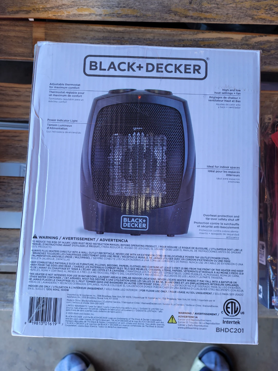 Black+Decker Compact Heater BHD201 - photo 4