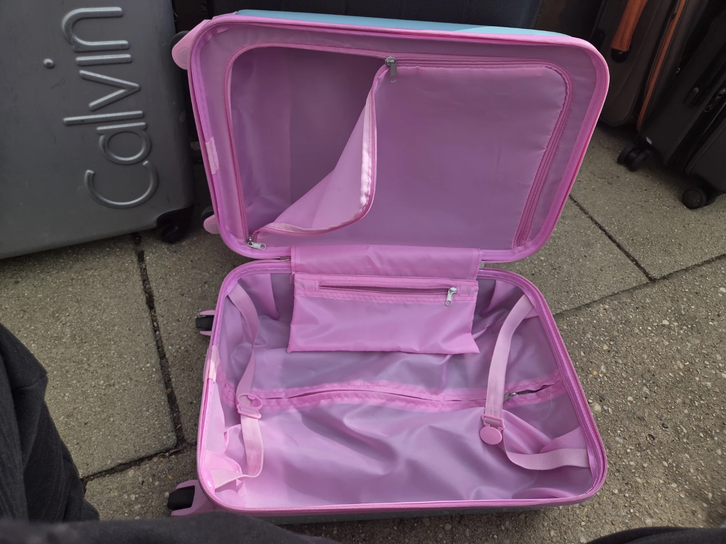 Kids Unicorn Luggage - Light Blue - photo 2
